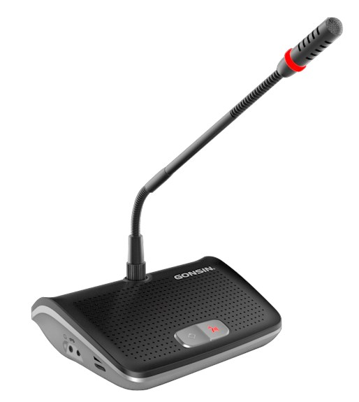 خرید سیستم میکروفون کنفرانس اتوترک دیجیتال مدل گانزین Gonsin TL 3300 | گلیک